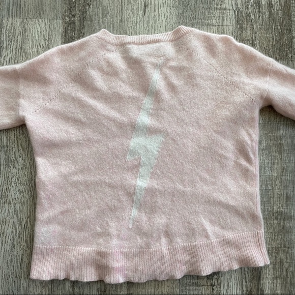 360 Skull Cashmere Lyndsey Lightning Bolt Sweater - Picture 2 of 4